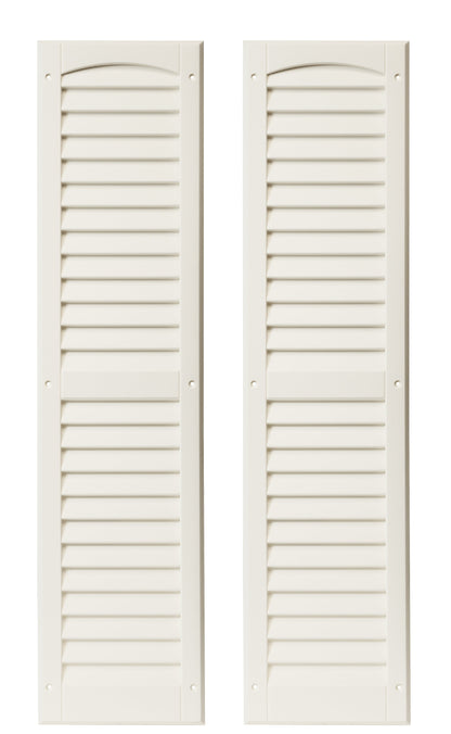 9" W x 36" H Louvered Shutters - 1 Pair