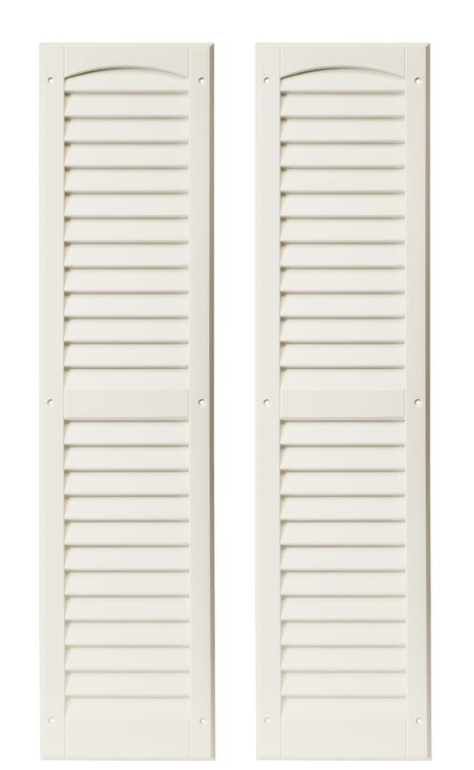 9" W x 36" H Louvered Shutters - 1 Pair