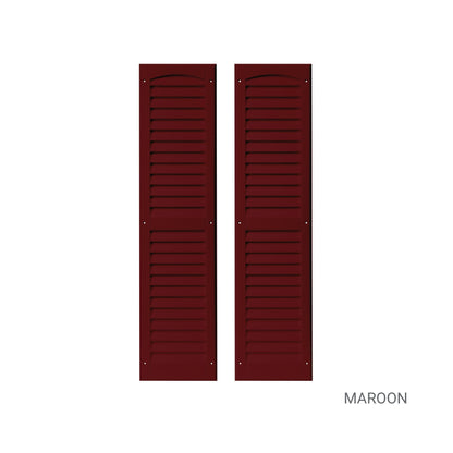 9" W x 36" H Louvered Shutters - 1 Pair