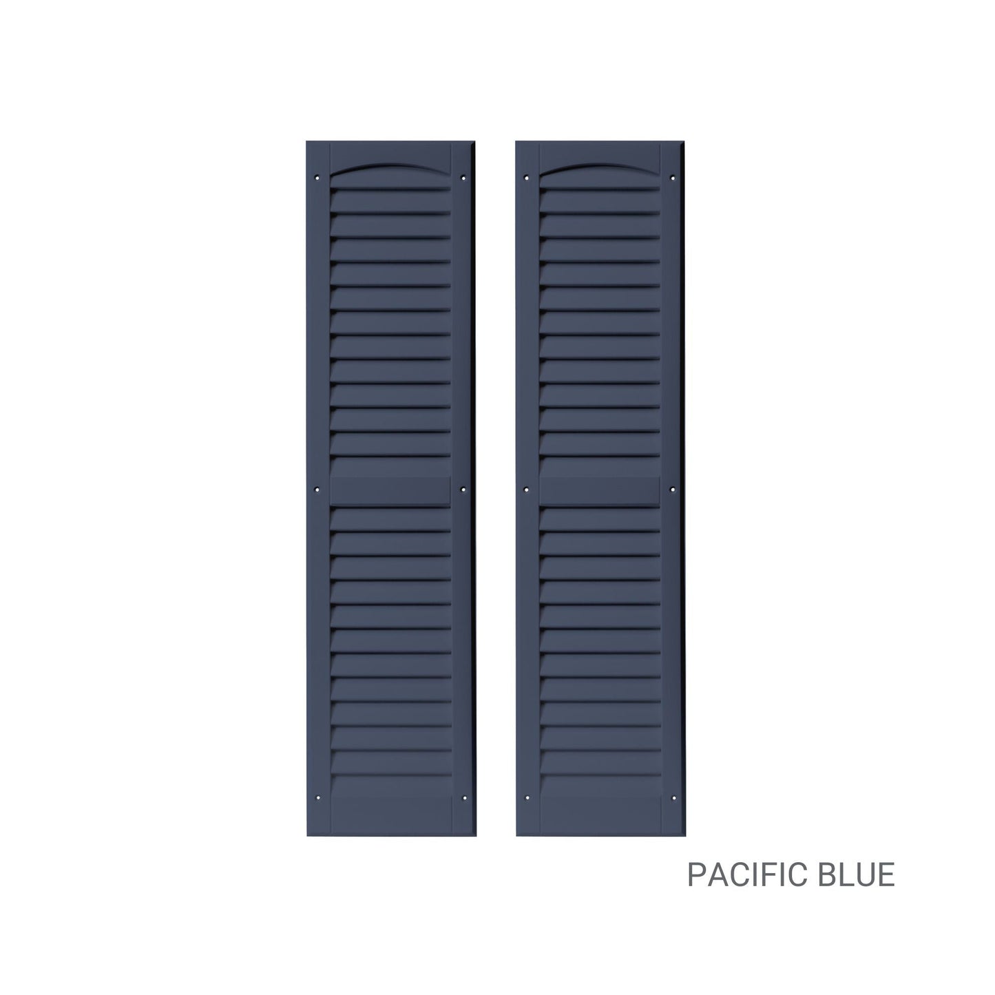 9" W x 36" H Louvered Shutters - 1 Pair