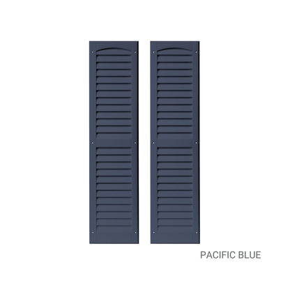 9" W x 36" H Louvered Shutters - 1 Pair