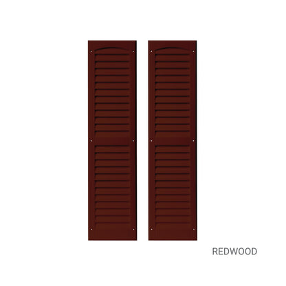 9" W x 36" H Louvered Shutters - 1 Pair