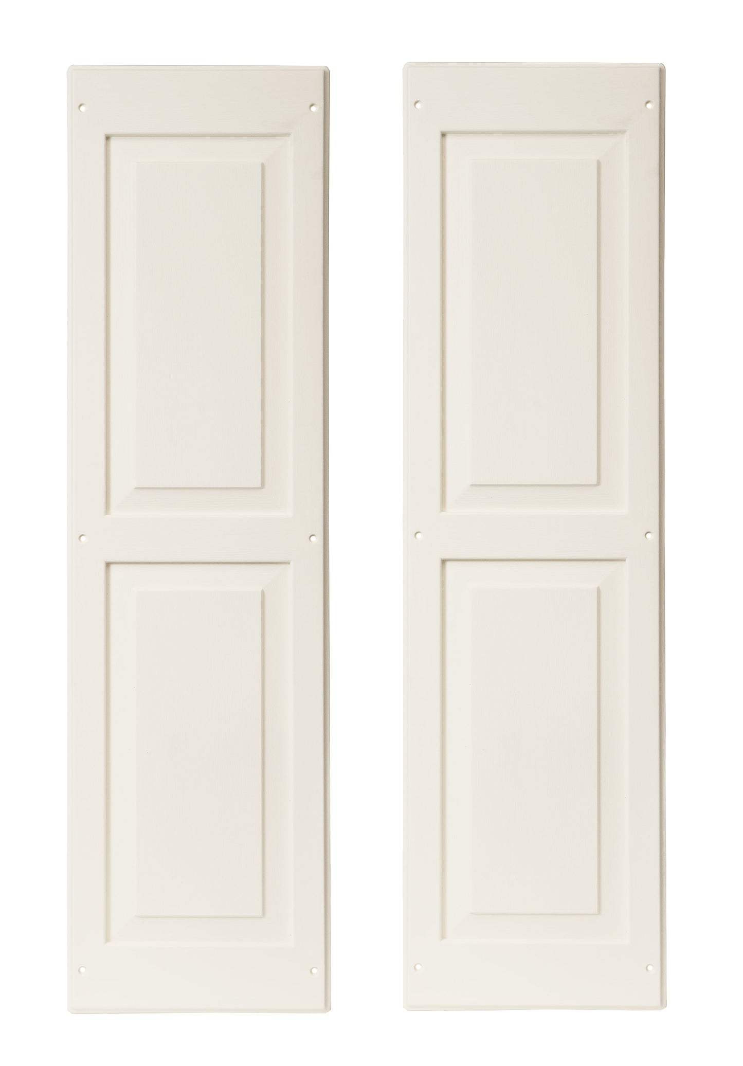 12" W x 43" H Raised Panel Shutters - 1 Pair