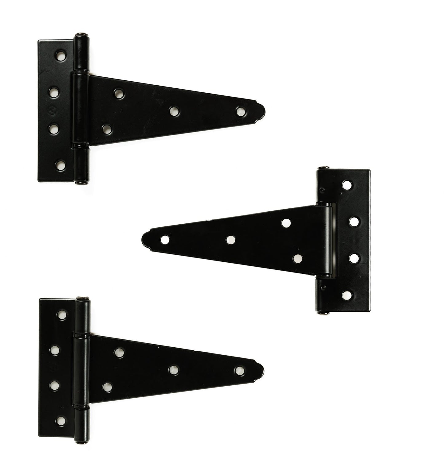 5" Heavy Duty T-Hinge – Black (3 Pack)