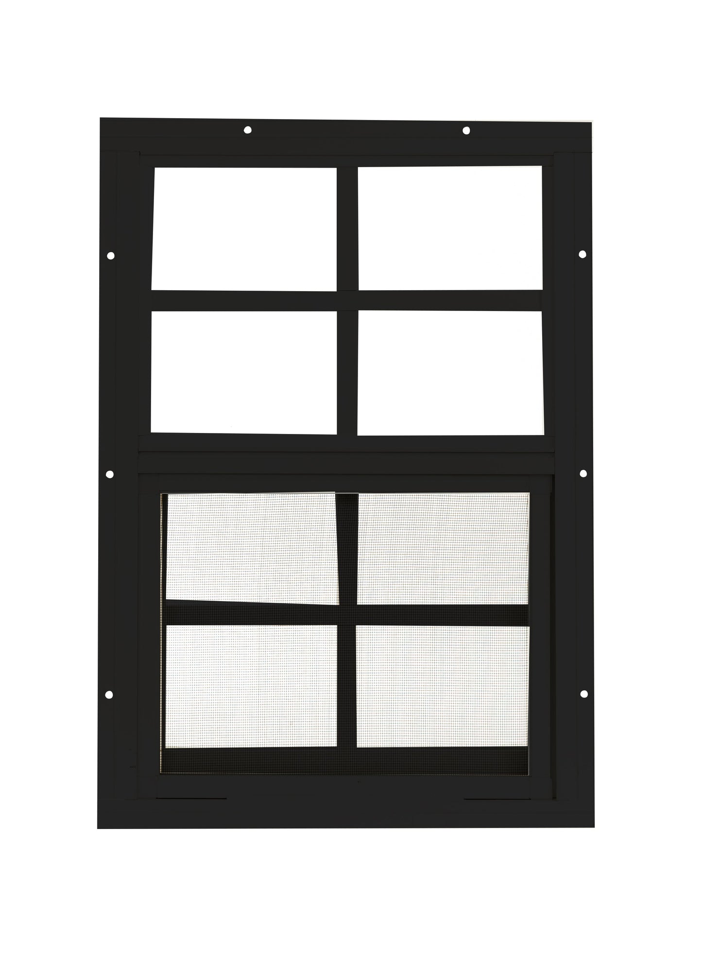 Apple Outdoor Supply 12x18 Shed Window, Flush Mount Sliding Window with Tempered Glass & Screen, 1-Pack