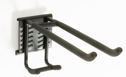 22-Piece Heavy Duty Adjustable Wall Mounted Storage System – Black