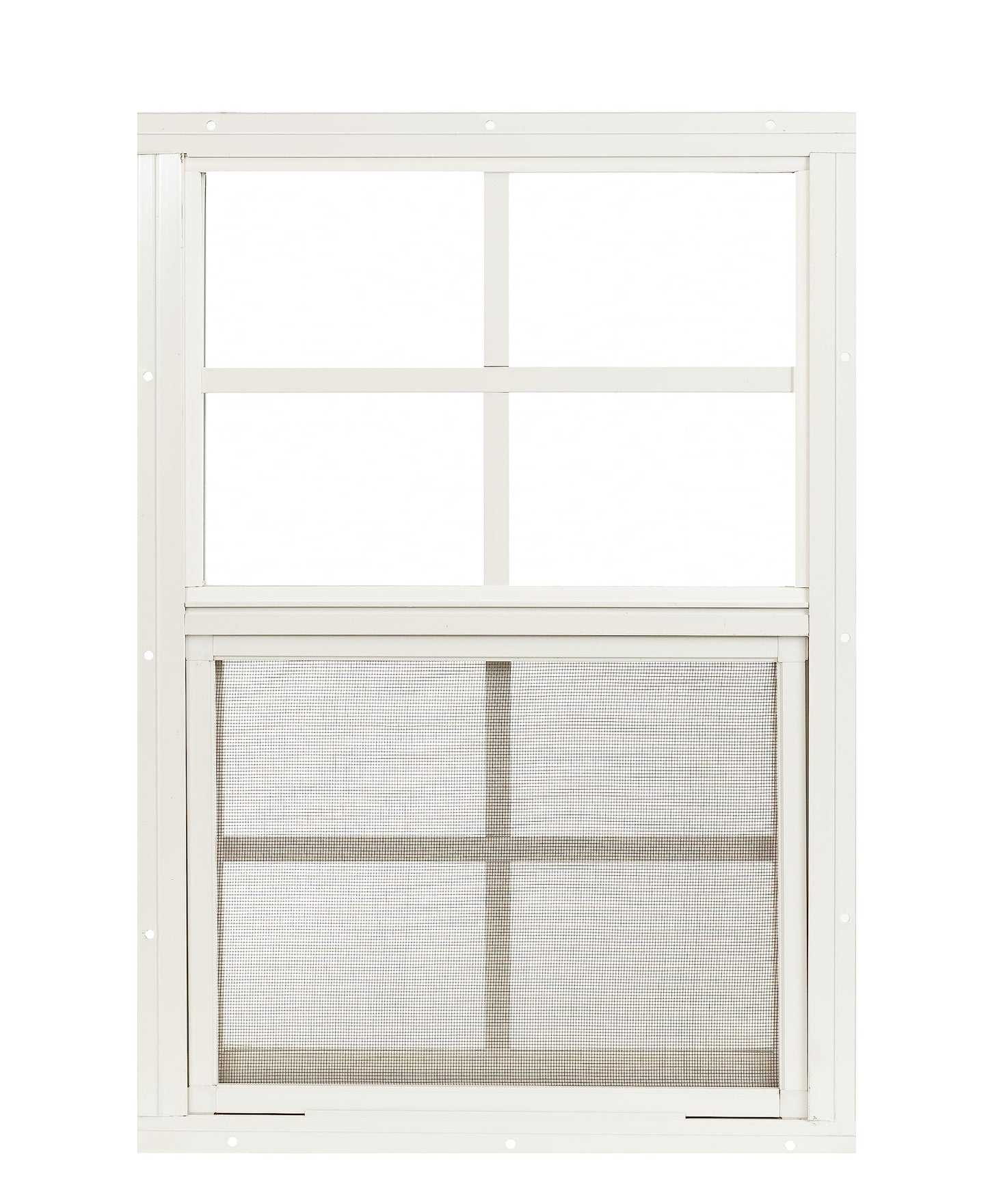 Apple Outdoor Supply 14x21 Shed Window, Flush Mount Sliding Window with Tempered Glass & Screen, 1-Pack