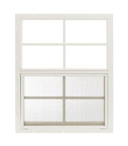 Apple Outdoor Supply 18x23 Shed Window, Flush Mount Sliding Window with Tempered Glass & Screen, 1-Pack
