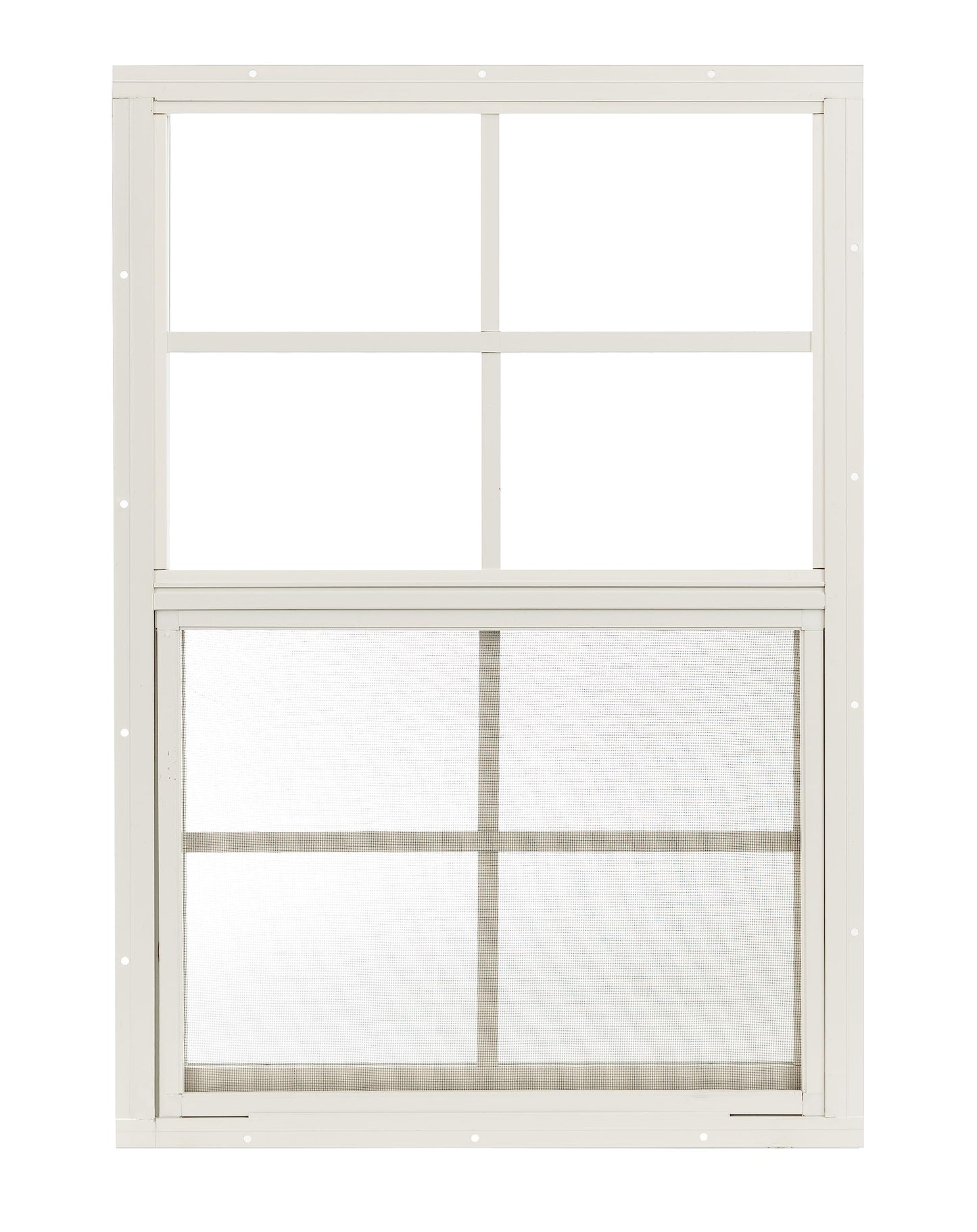 Apple Outdoor Supply 18x27 Shed Window, Flush Mount Sliding Window with Tempered Glass & Screen, 1-Pack