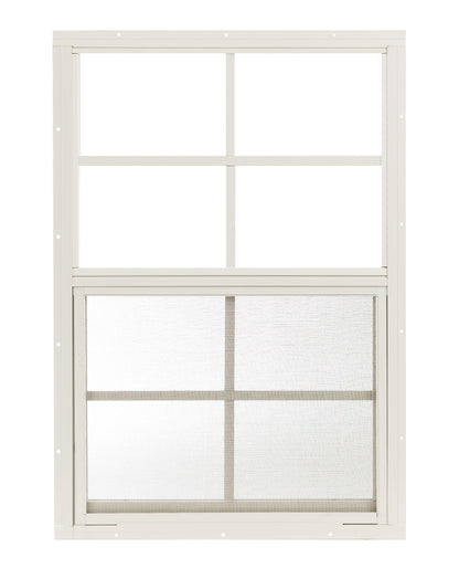 Apple Outdoor Supply 18x27 Shed Window, Flush Mount Sliding Window with Tempered Glass & Screen, 1-Pack