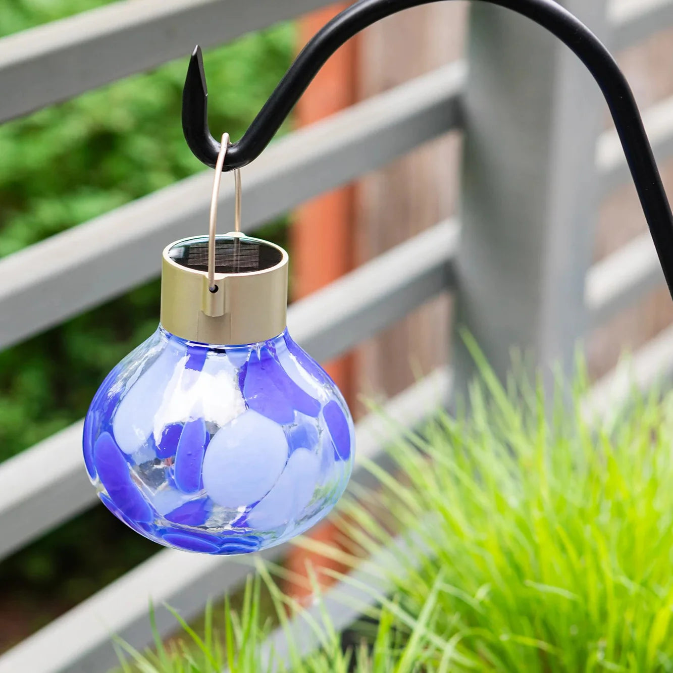Tea Solar Lanterns 5" Handblown Glass