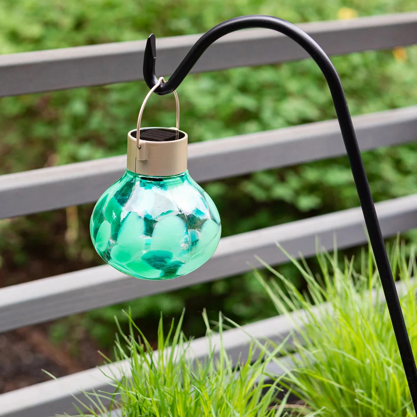 Tea Solar Lanterns 5" Handblown Glass