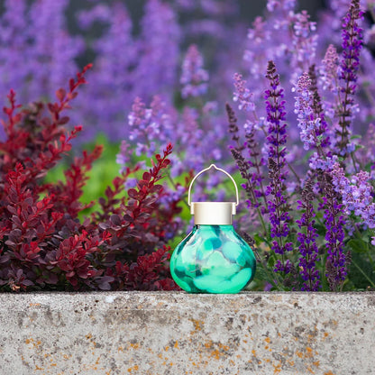 Tea Solar Lanterns 5" Handblown Glass