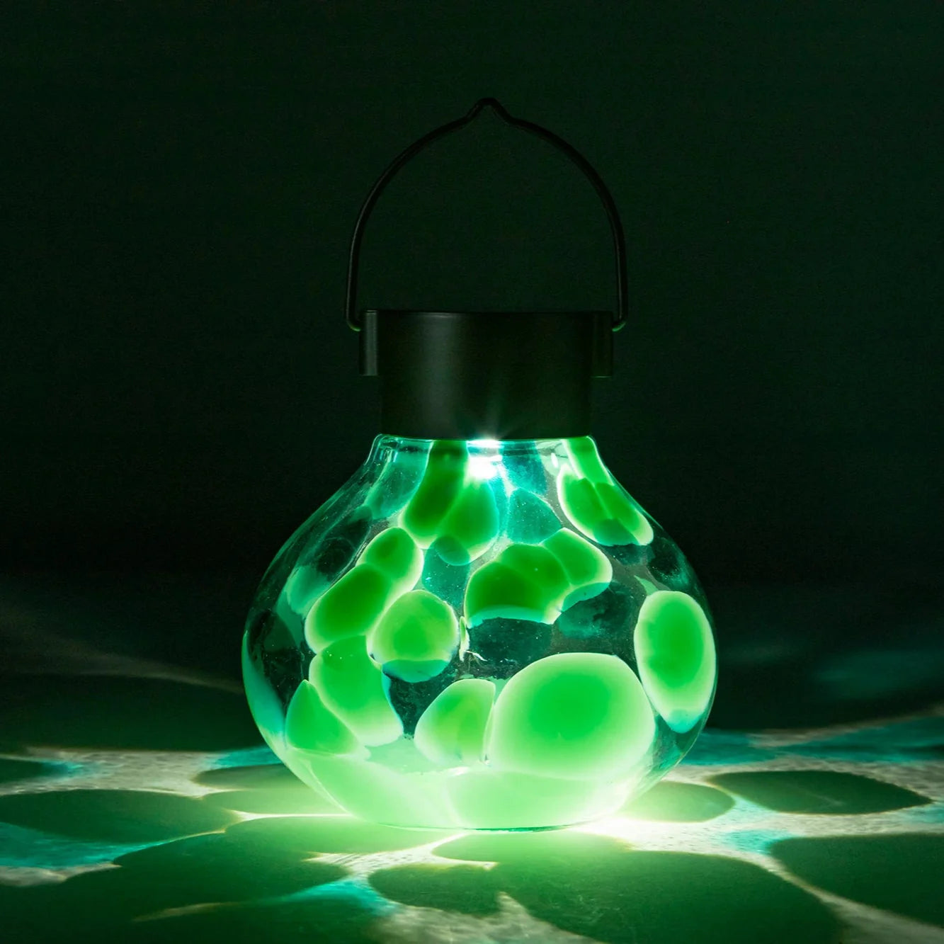 Tea Solar Lanterns 5" Handblown Glass
