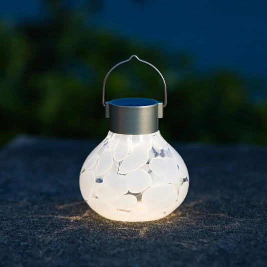 Solar Tea Lantern Handblown Glass 3-pack