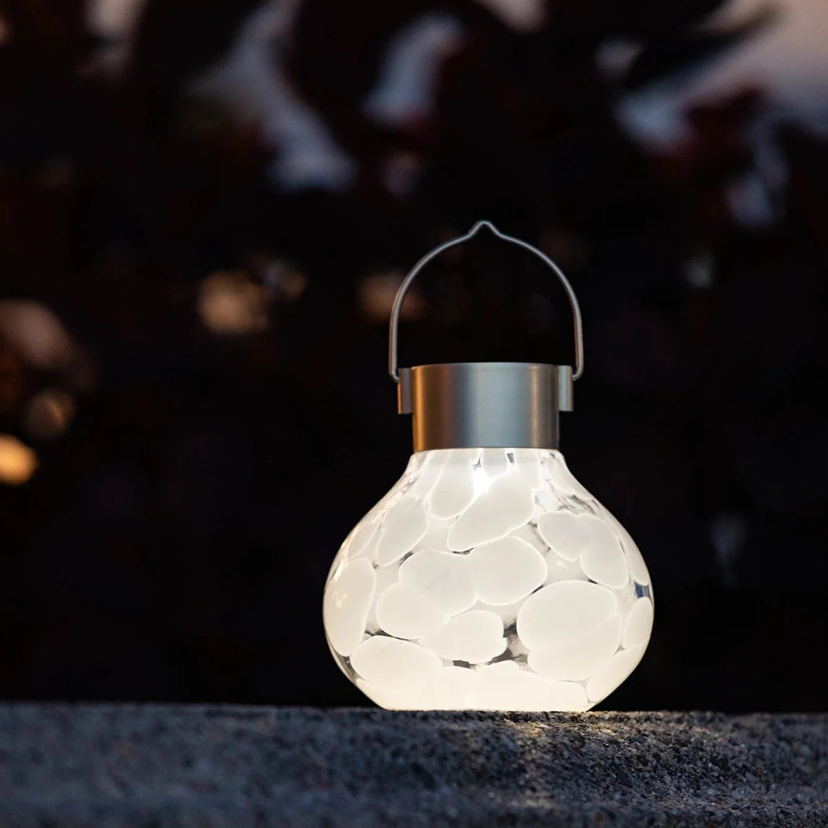 Solar Tea Lantern Handblown Glass 3-pack