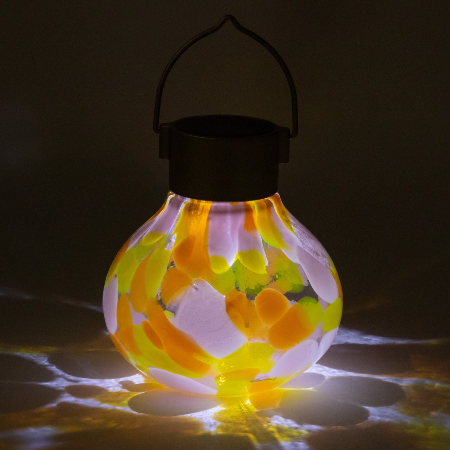 Tea Solar Lanterns 5" Handblown Glass