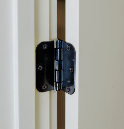 3-1/2" x 3-1/2" Rounded Corner Butt Hinge Kit (18 Pack)