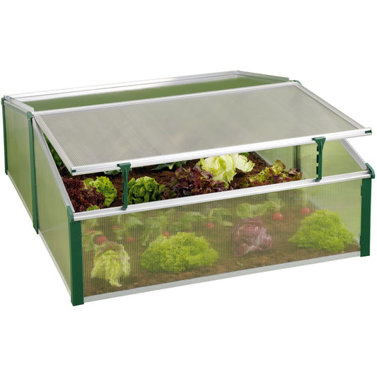 Juwel Double Cold Frame Greenhouse