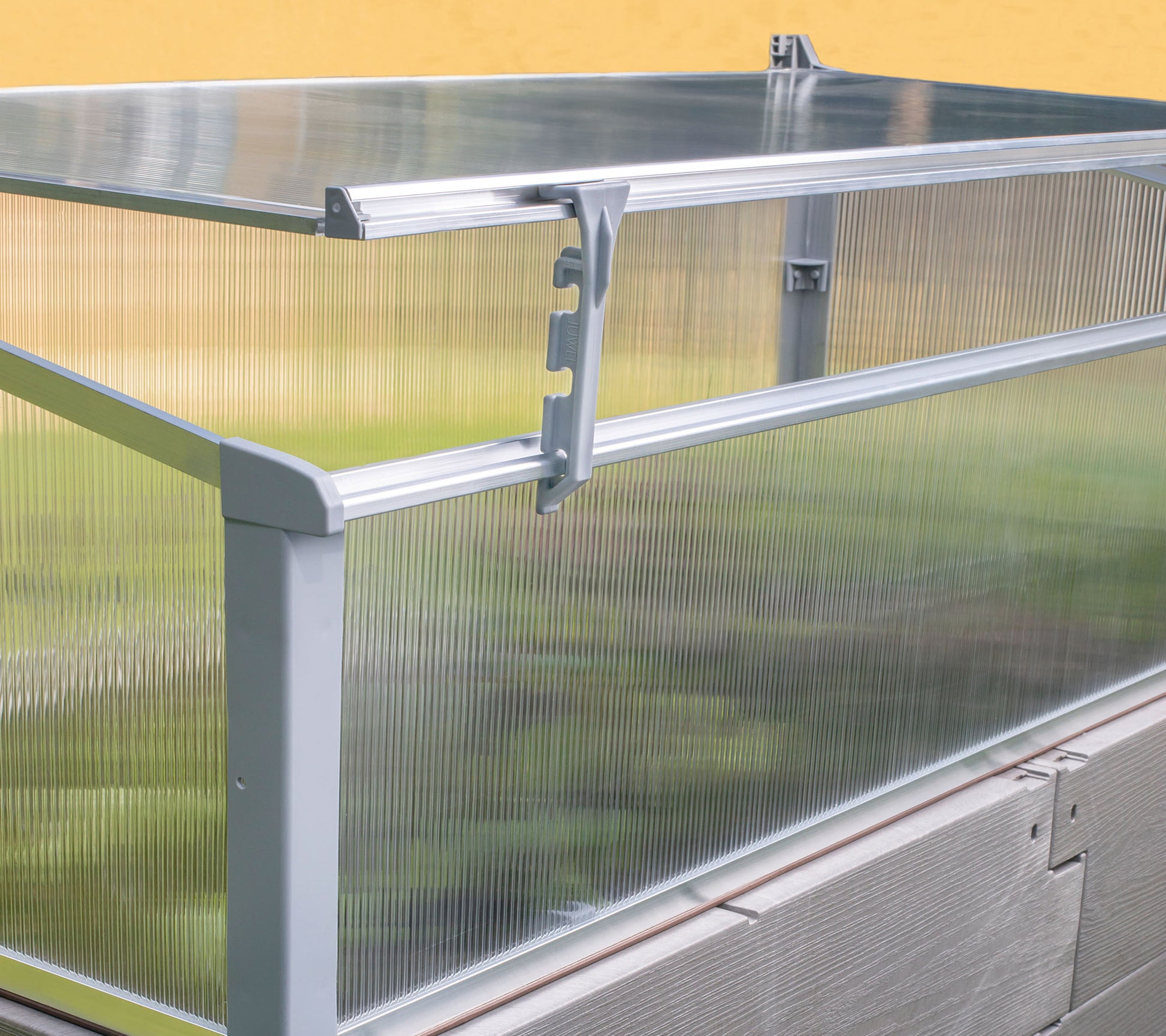 Mini Greenhouse in Colorado Springs with lid open