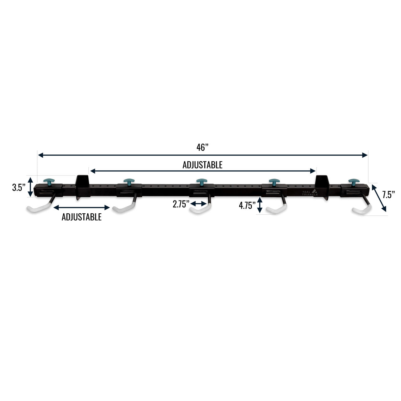 Wall Mounted Bike Rack | G-Bike | Holds 5 Bikes