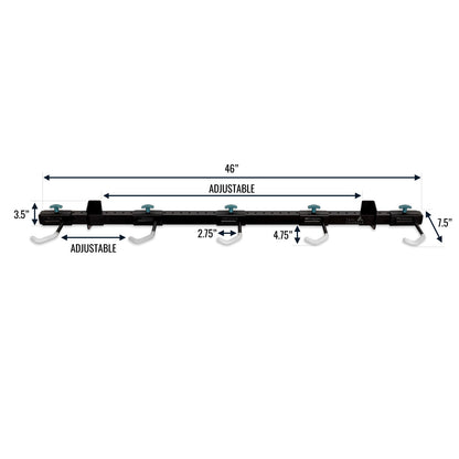 Wall Mounted Bike Rack | G-Bike | Holds 5 Bikes