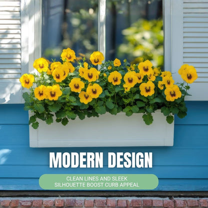 18” Flower Box – Weather-Resistant for Sheds and Playhouses