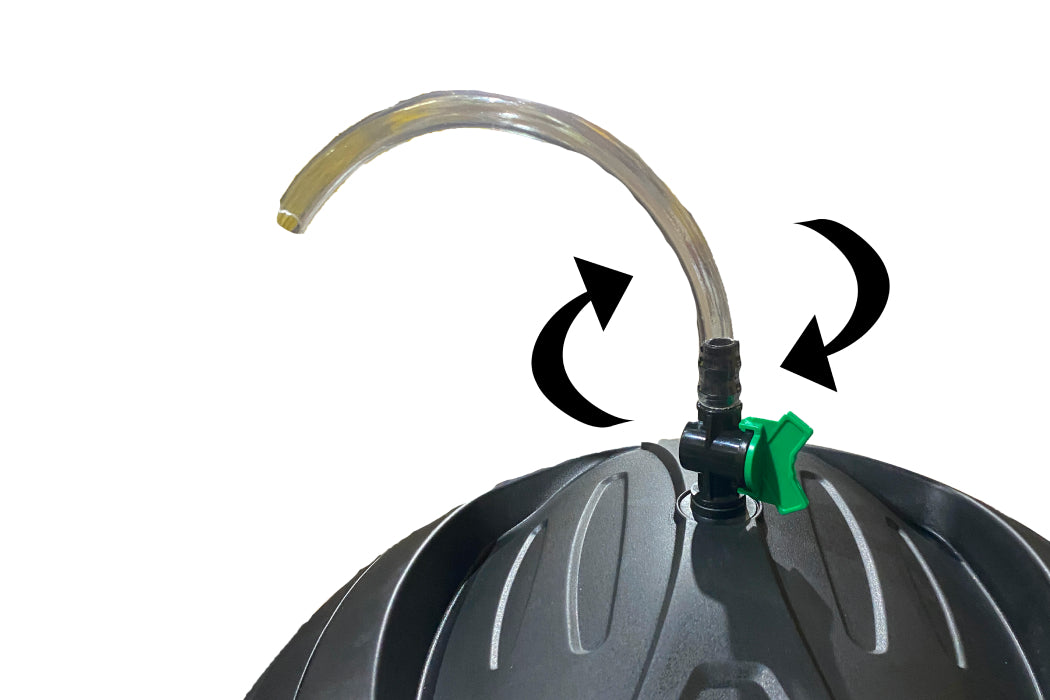 Compost Bin with a hose attached 