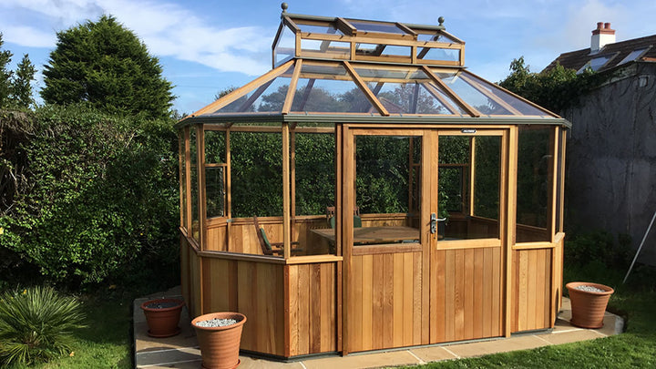Alton Octagonal Wooden Greenhouse Kit