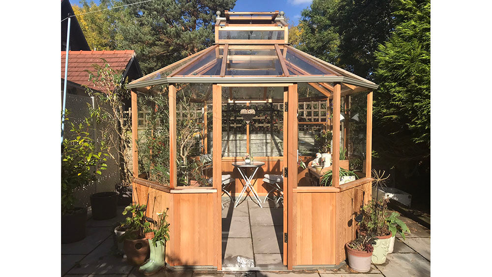Alton Octagonal Wooden Greenhouse Kit