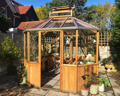 Alton Octagonal Wooden Greenhouse Kit