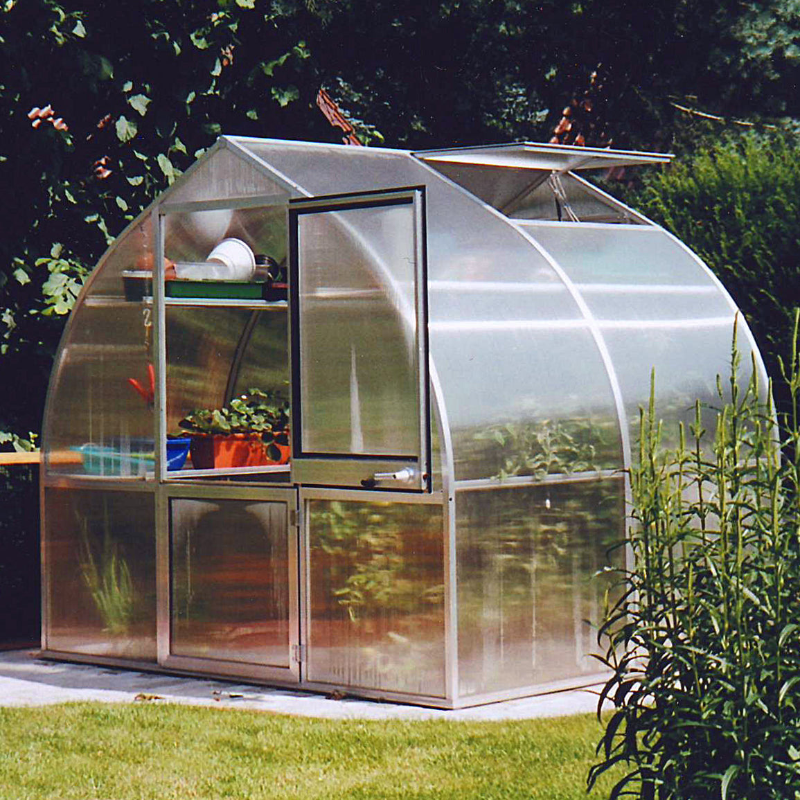 small polycarbonate greenhouse Year Round Growing in Denver, Colorado
