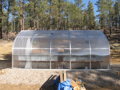 Riga 5 Polycarbonate Greenhouse With Foundation Frame