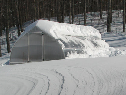 Riga 5 Polycarbonate Greenhouse Heave Snowfall
