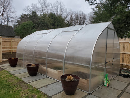Riga 5 Polycarbonate Greenhouse Backyard