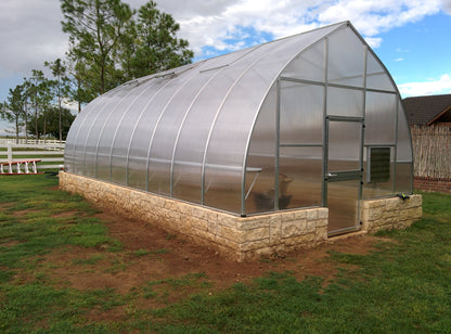 Exaco RIGA Extra Large Polycarbonate Greenhouse 16'5''x14'