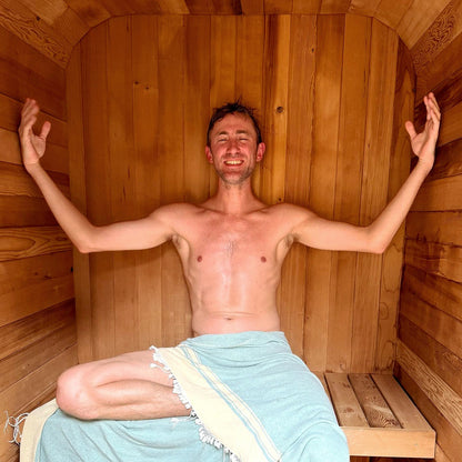 Duo Outdoor Sauna - 2 Person w/ Harvia KIP 8kW Heater
