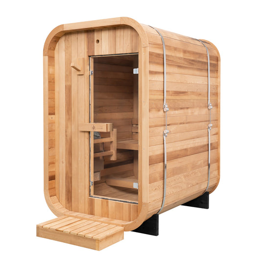 Duo Outdoor Sauna - 2 Person w/ Harvia Wi-Fi 8kW Heater