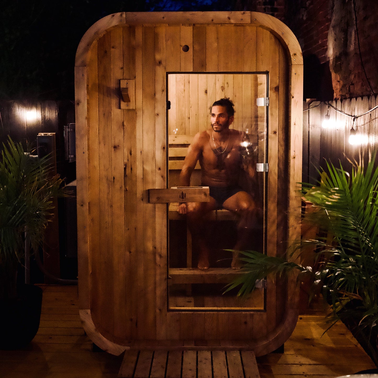 Duo Outdoor Sauna - 2 Person w/ Harvia Wi-Fi 8kW Heater