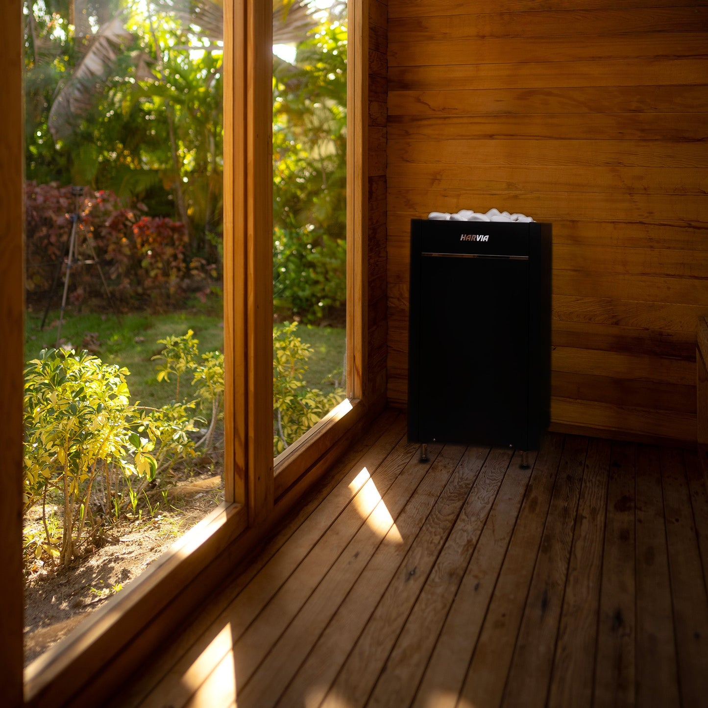Garden Outdoor Sauna - 8 Person w/ Harvia KIP 8kW Heater