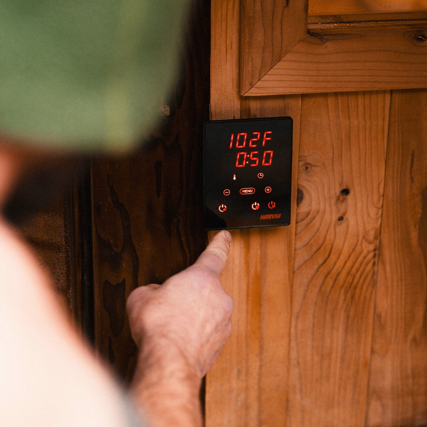 4 Person Outdoor Sauna | The Cabin with Harvia Wi-Fi Heater