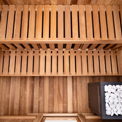 Summit Outdoor Sauna - 6 Person w/ Harvia KIP 8kW Heater