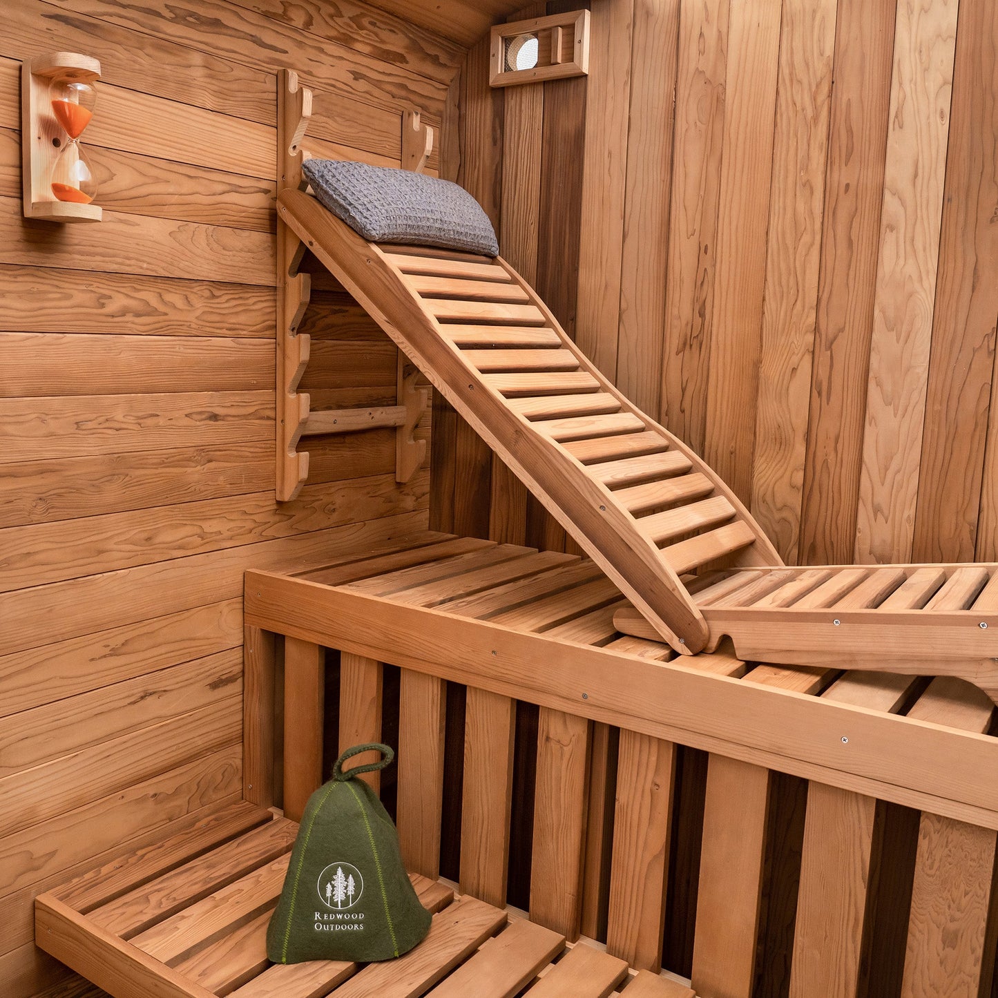 Summit Outdoor Sauna - 6 Person w/ Harvia KIP 8kW Heater