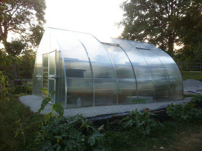 Exaco RIGA Extra Large Polycarbonate Greenhouse 16'5''x14'