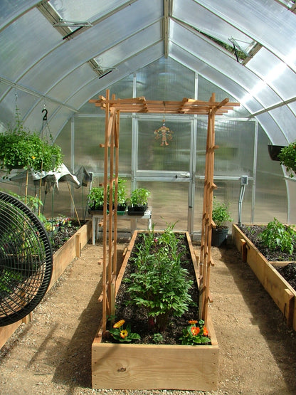 Exaco RIGA Extra Large Polycarbonate Greenhouse 16'5''x14'