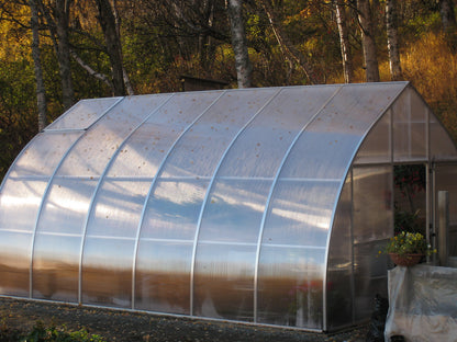 Exaco RIGA Extra Large Polycarbonate Greenhouse 16'5''x14'