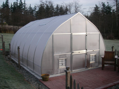 Exaco RIGA Extra Large Polycarbonate Greenhouse 16'5''x14'