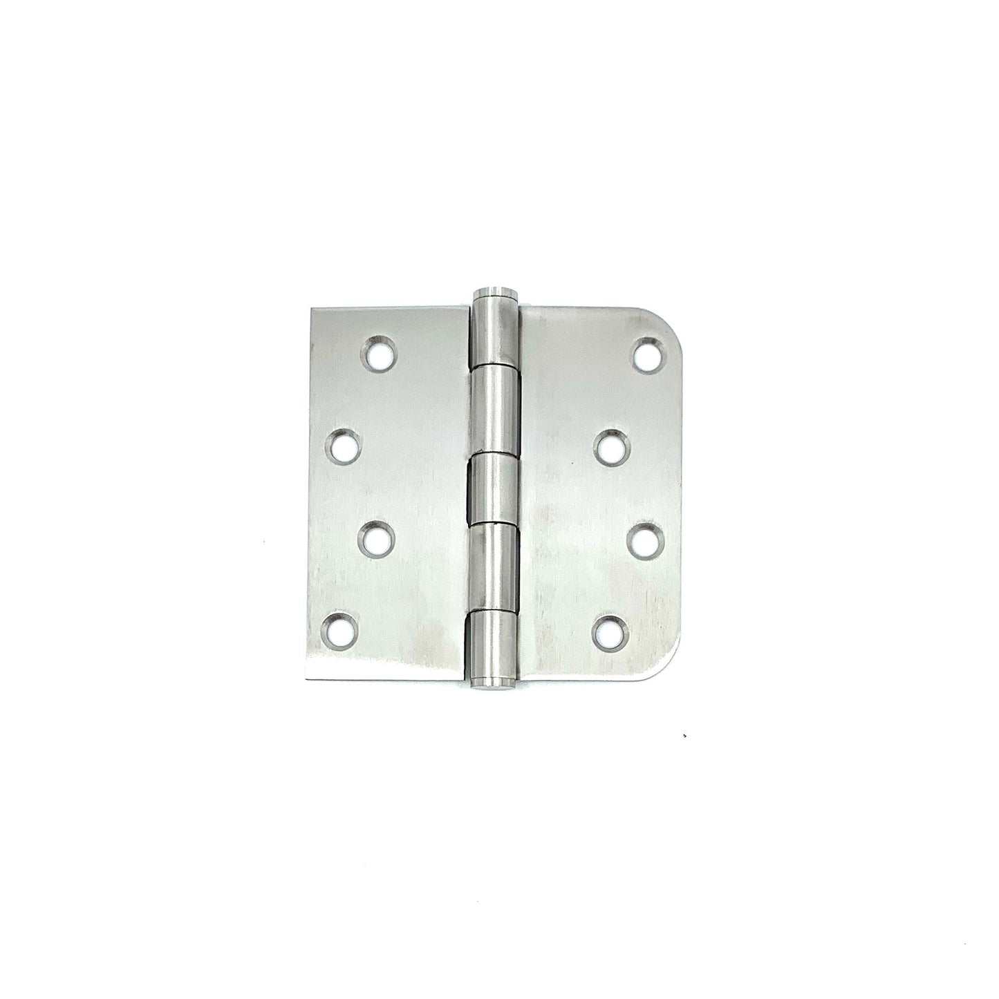 4" x 4" Rounded Corner Stainless Steel Butt Hinge Kit (6 Pack)