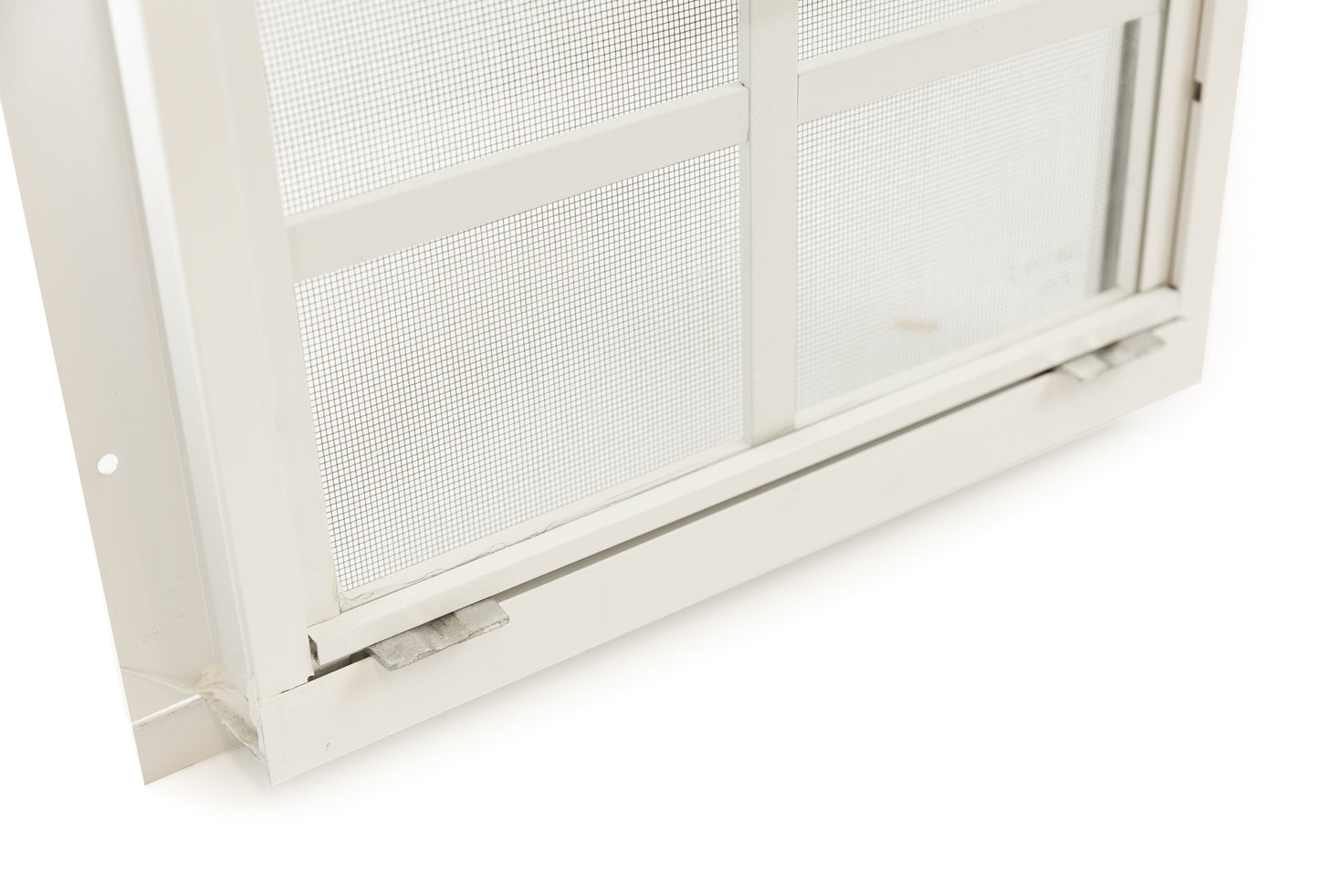 14" x 27" Flush Mount Sliding Shed Window 2 Pack | Tempered Glass, Screened, Rustproof Frame