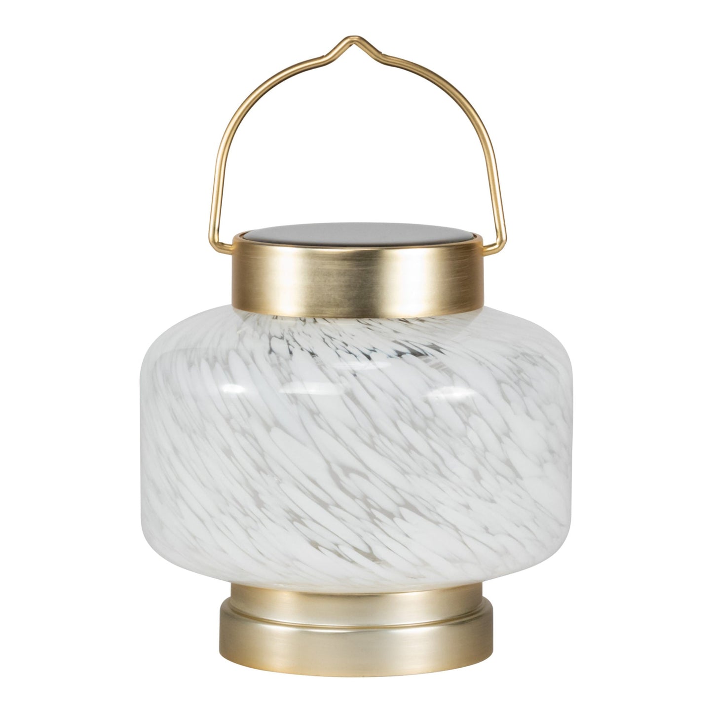 solar glass lanter square